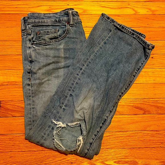 Warp + Weft Other - Warp + Weft ORD Chicago Straight Hyde Distressed Jeans 30 x 30
